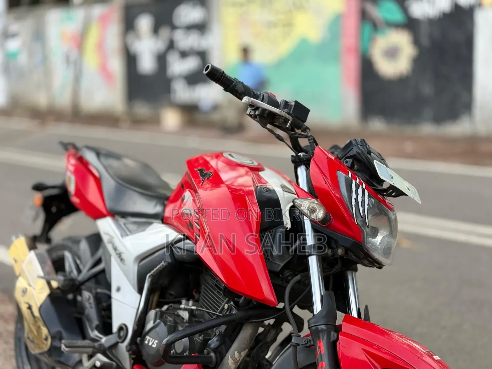 TVS Apache RTR 160 4V 2019 Red