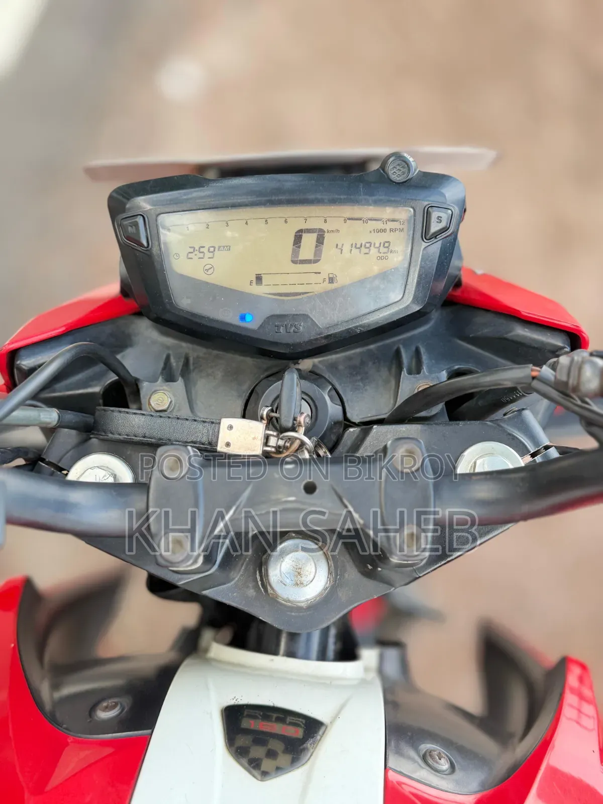 TVS Apache RTR 160 4V 2019 Red