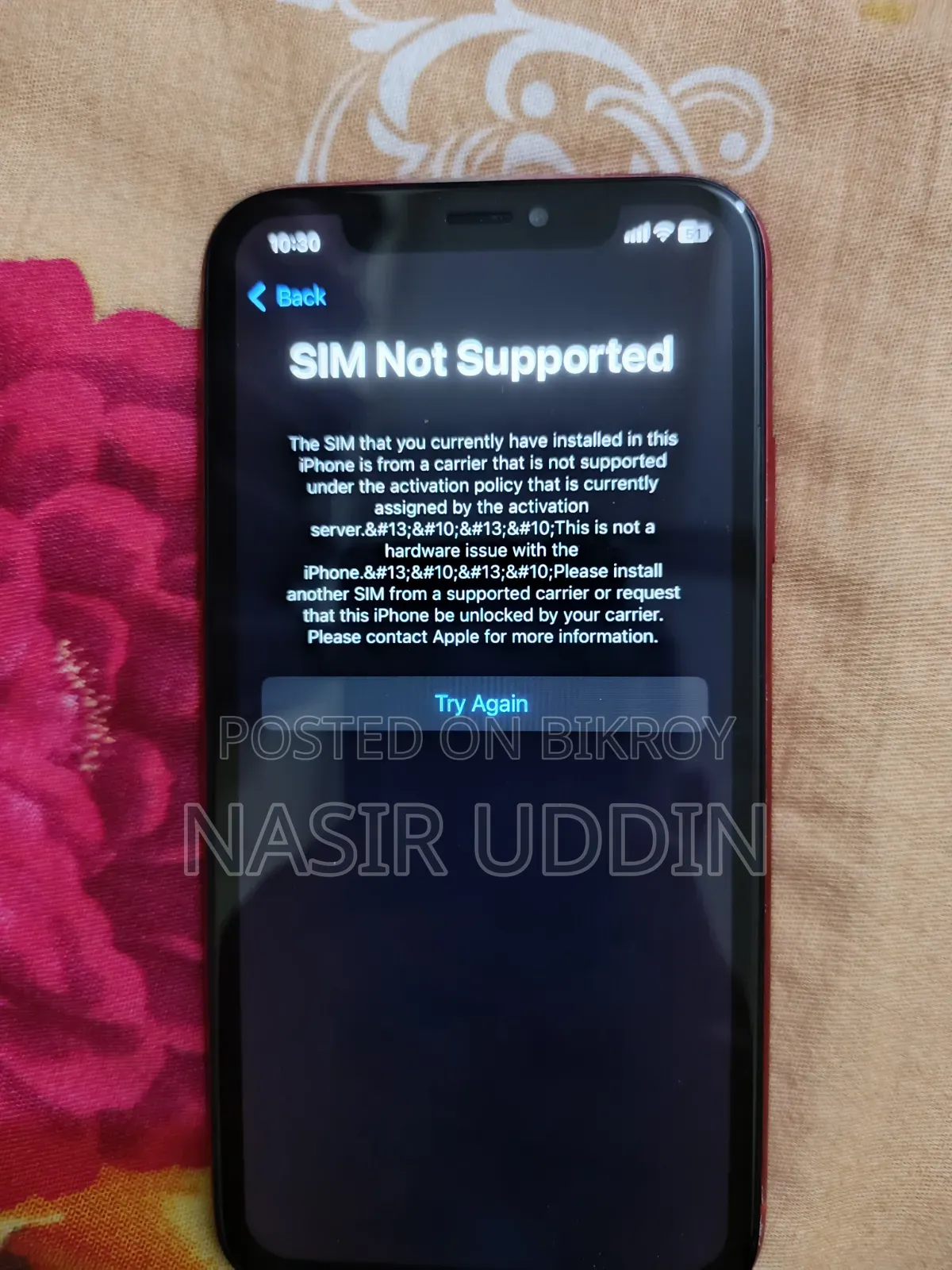 Apple iPhone XR 64 GB Red