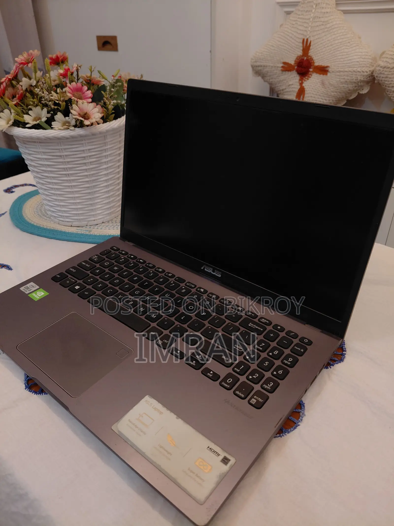 ল্যাপটপ Asus X501U 4GB Intel Core I5 HDD+SSD 1T