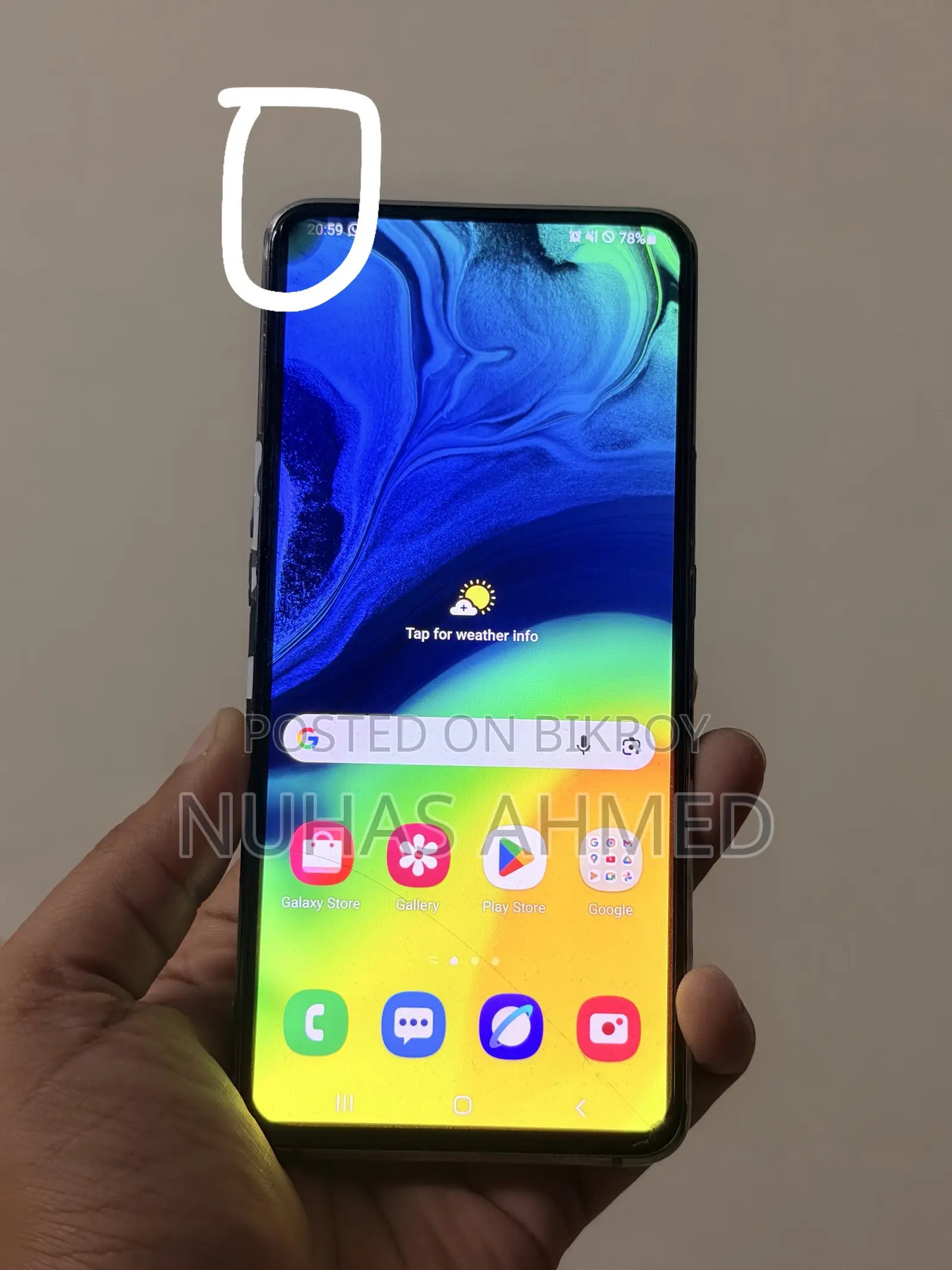 Samsung Galaxy A80 128 GB Black