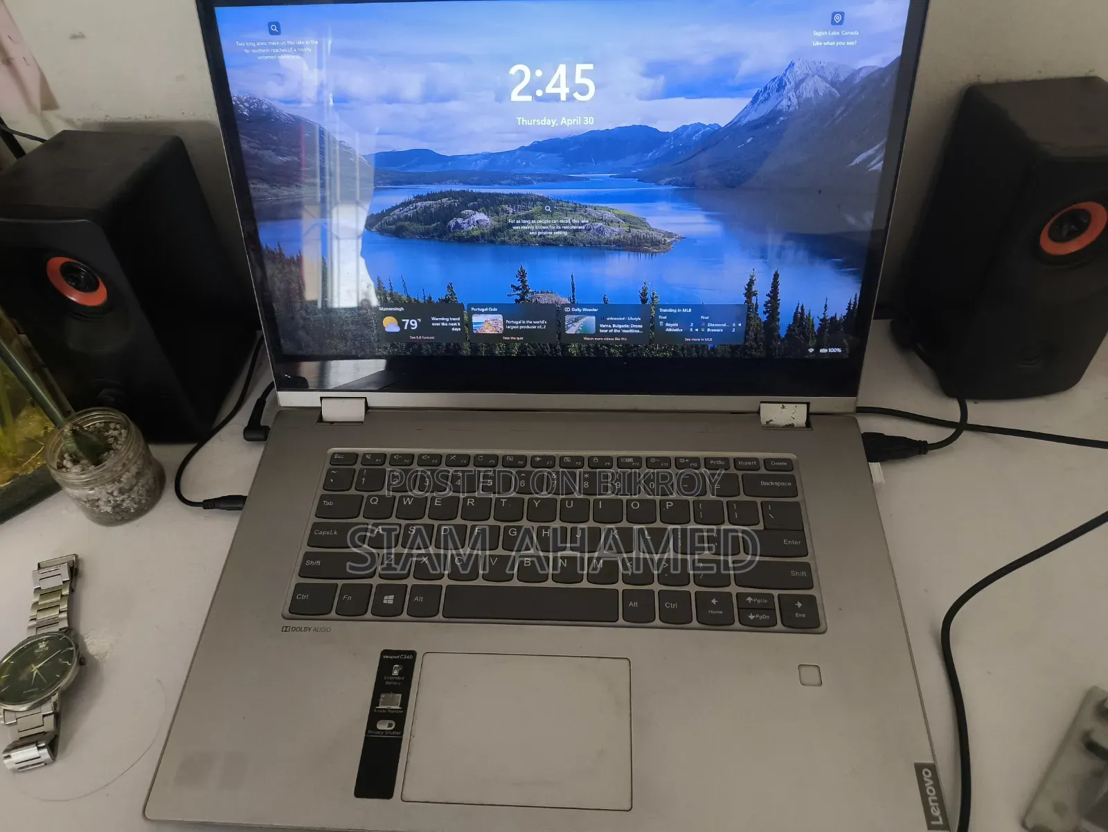 Laptop Lenovo 8GB Intel Core i7 SSD 256GB