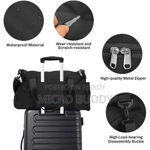 Urbanflex Travel Gym Duffel Bag (Black)