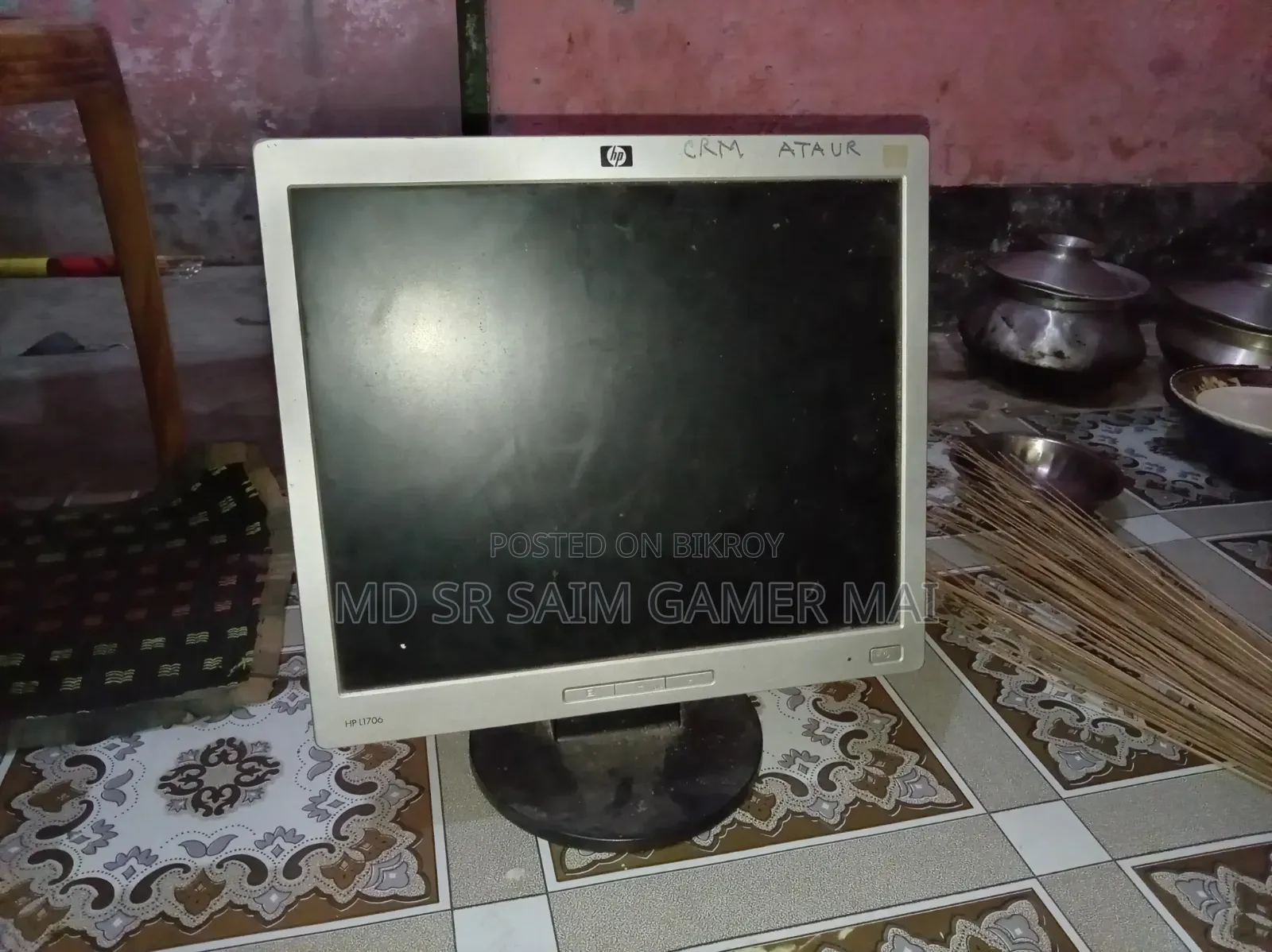 Hp L1706 Monitor Display Problem