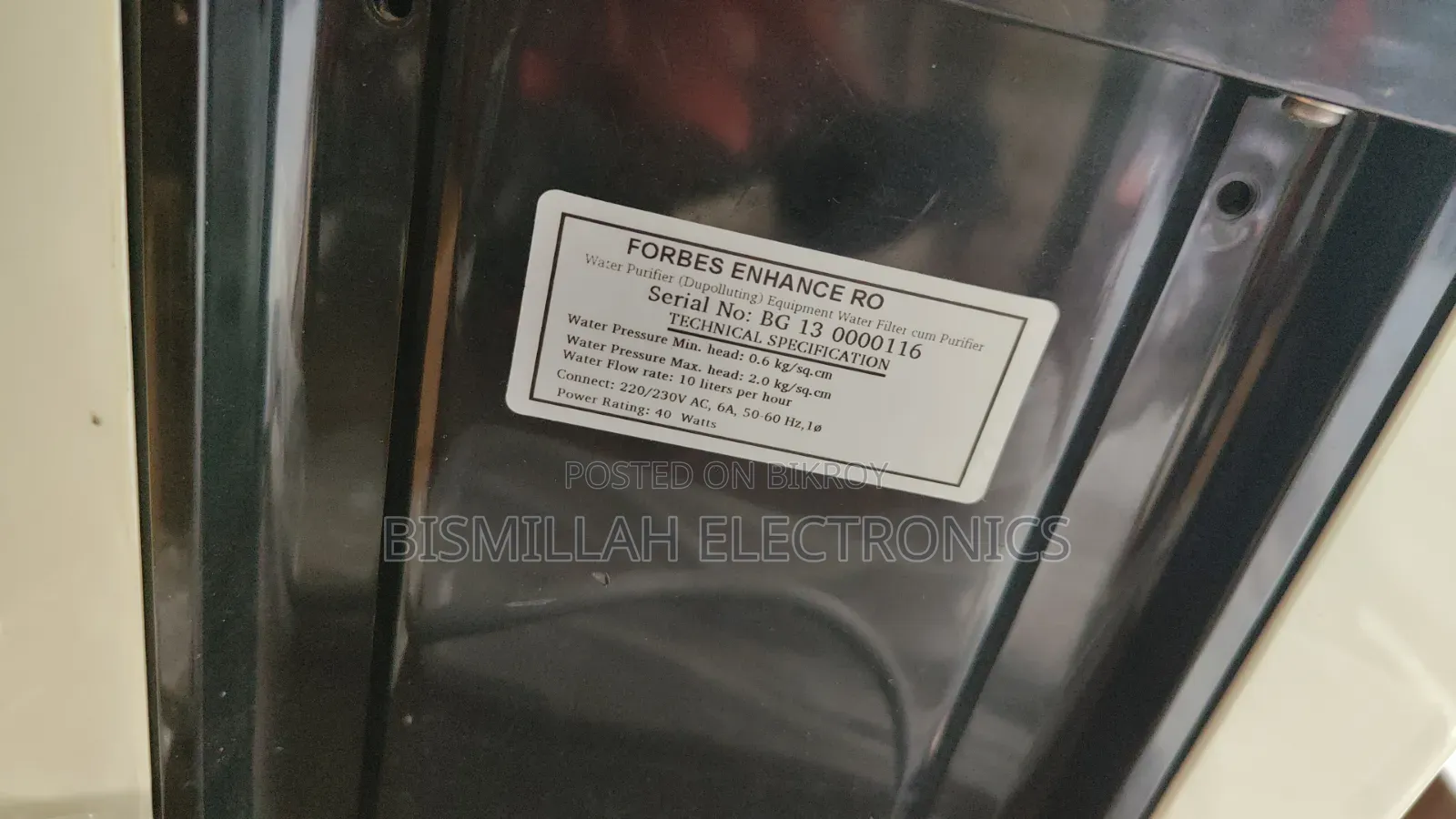 Forses) Enhance Water Filter RO