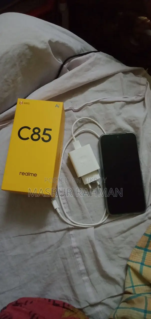 New Realme C85 4G 128 GB Black