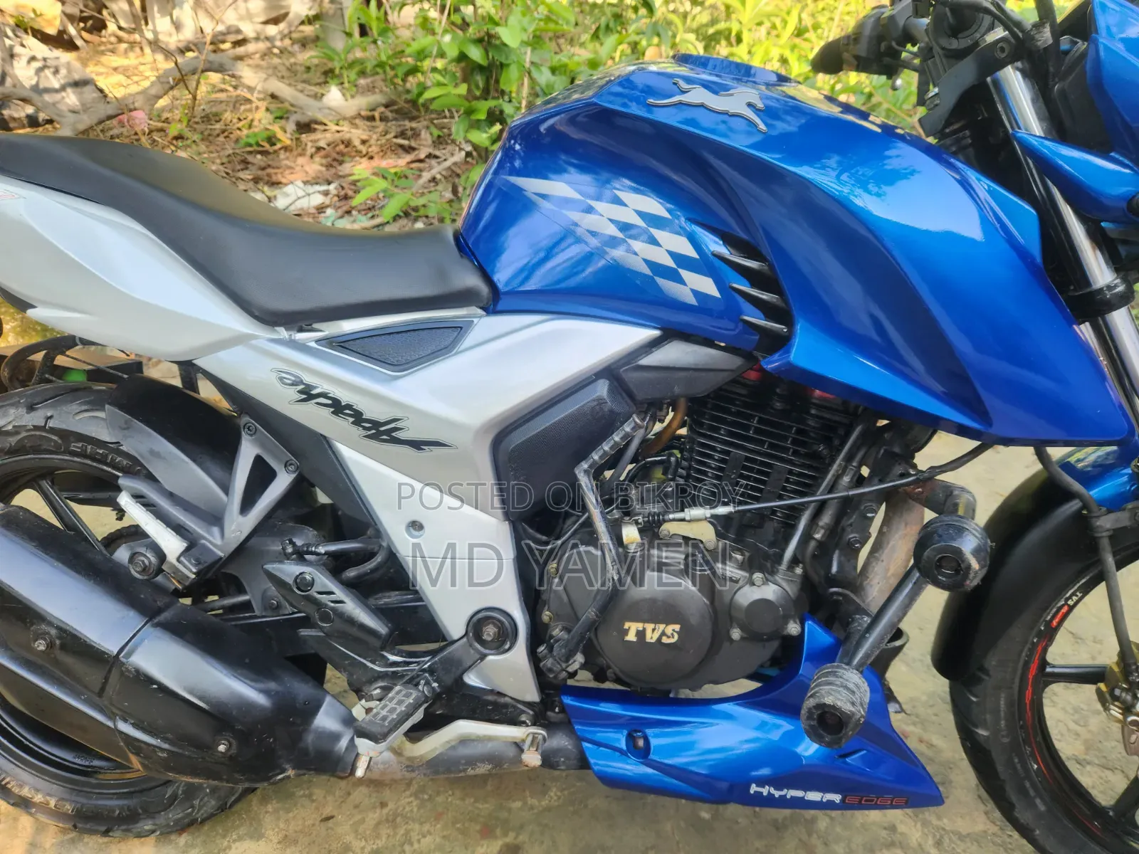 TVS Apache 160 4V 2021 Blue