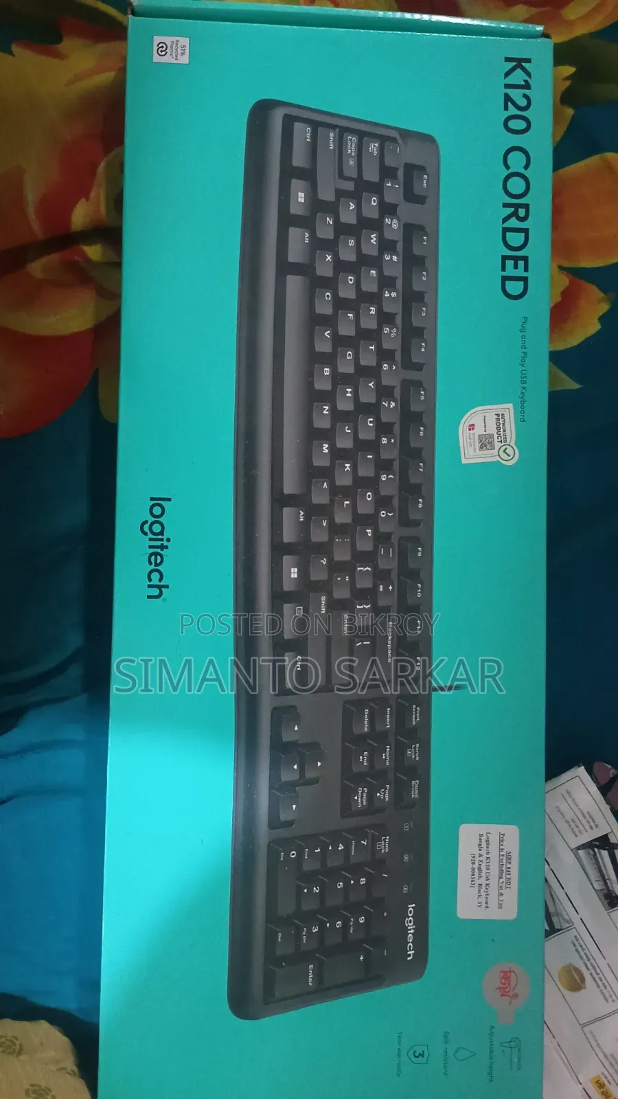 Logitech Keyboard = 3 Years Warranty