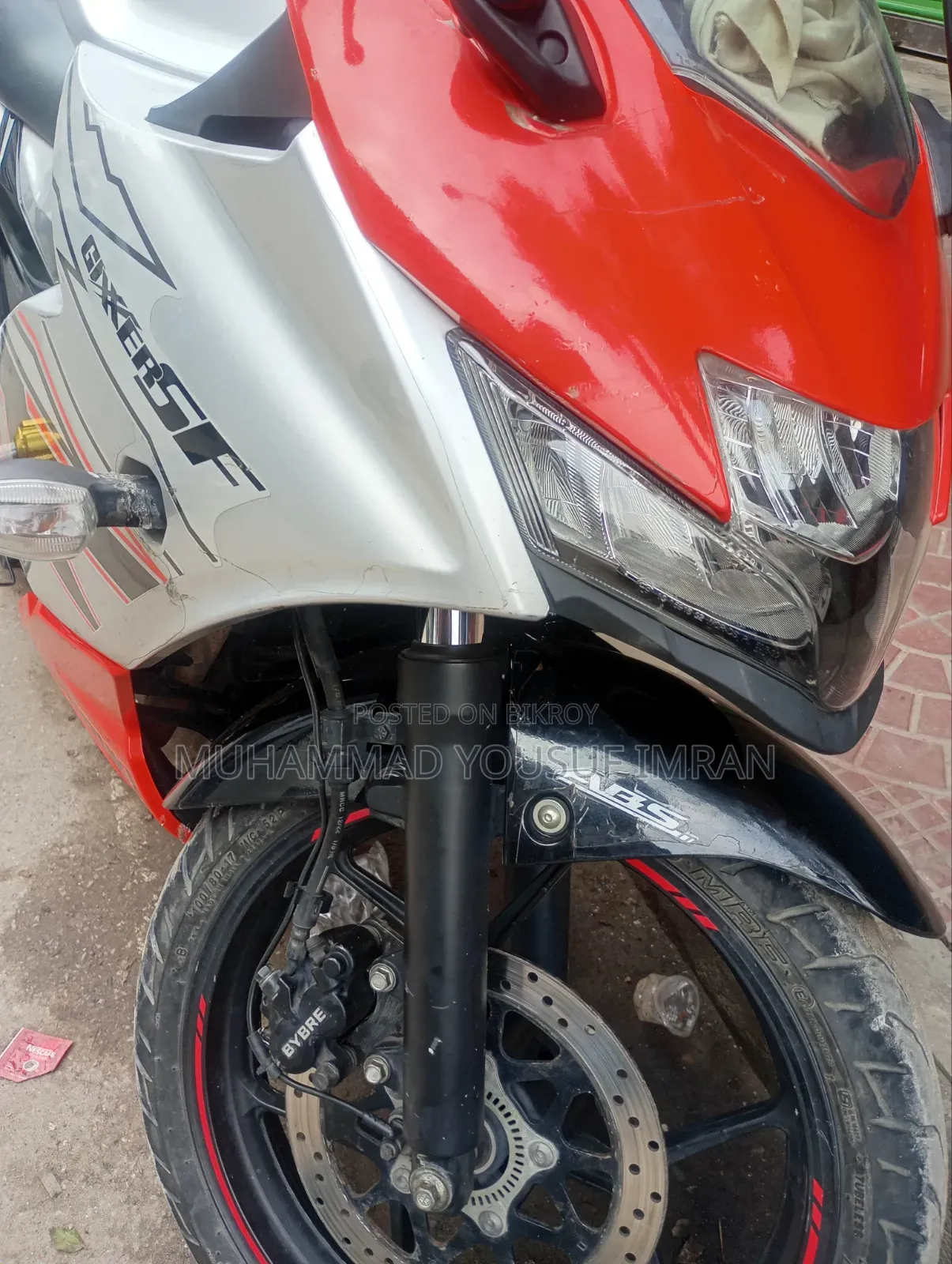 Suzuki Gixxer SF FI 2023 Orange