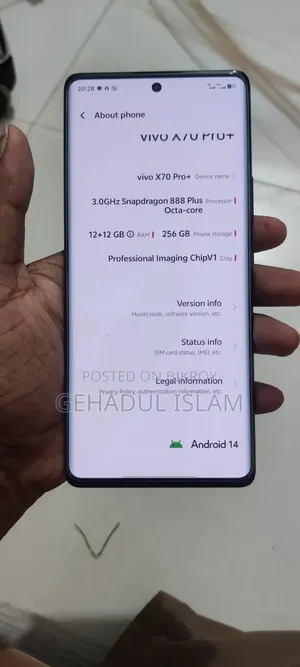 Vivo X70 Pro 256 GB Black