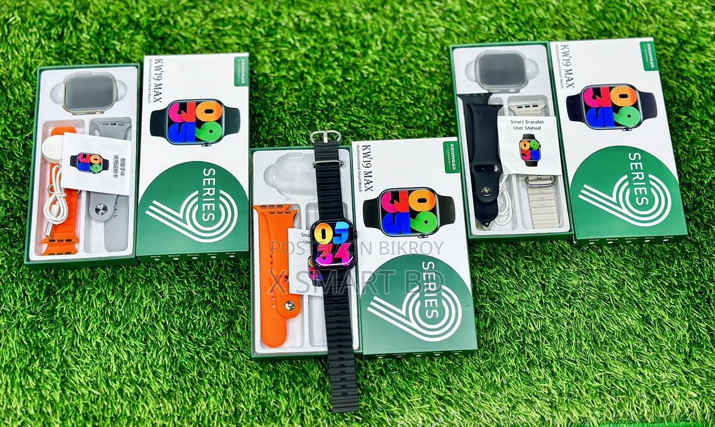 Ke­Qiwear Kw19 Max মাল্টিফাংশনাল স্মার্ট ওয়াচ