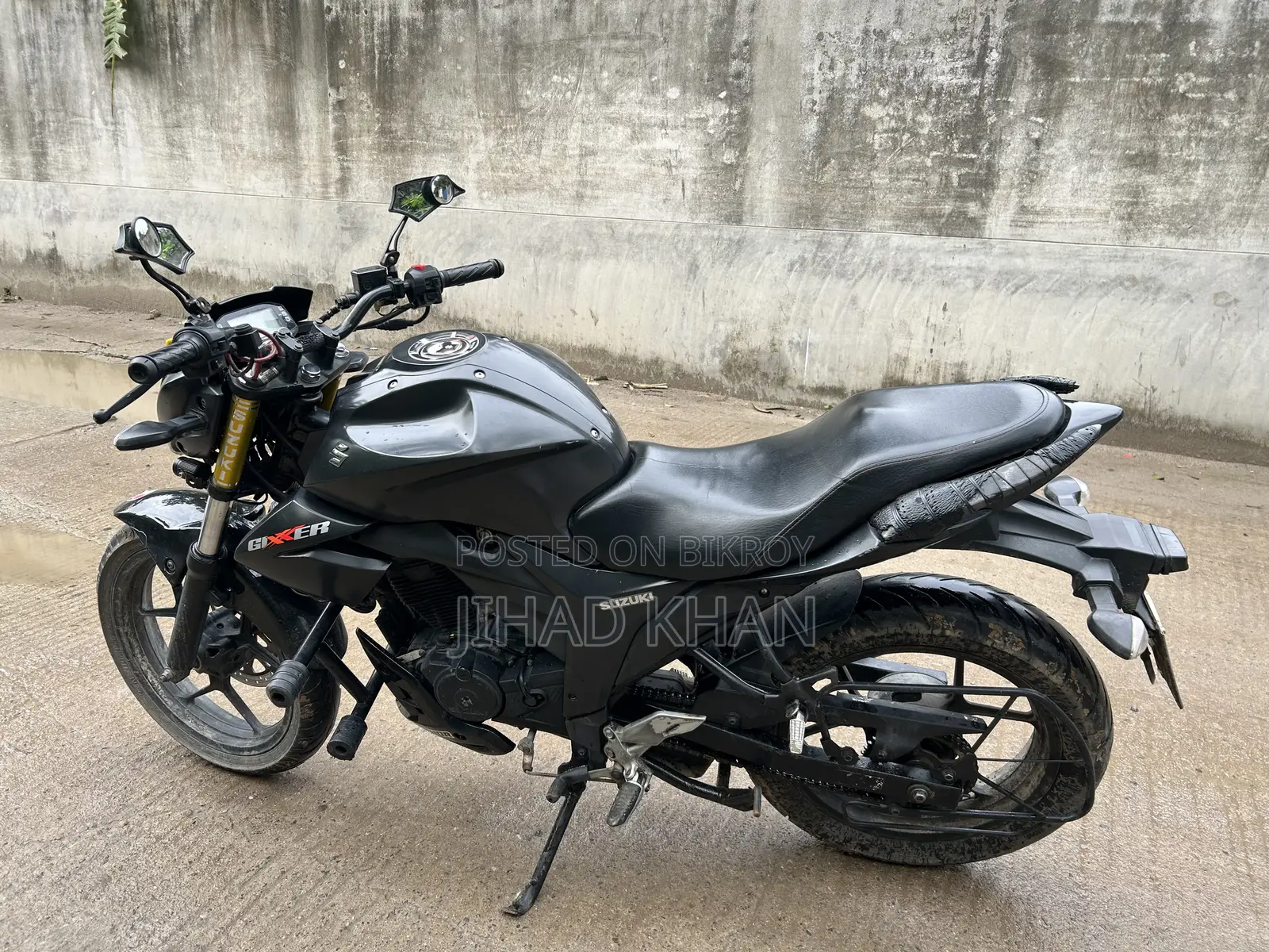 Suzuki Gixxer Monotone 2022 Black