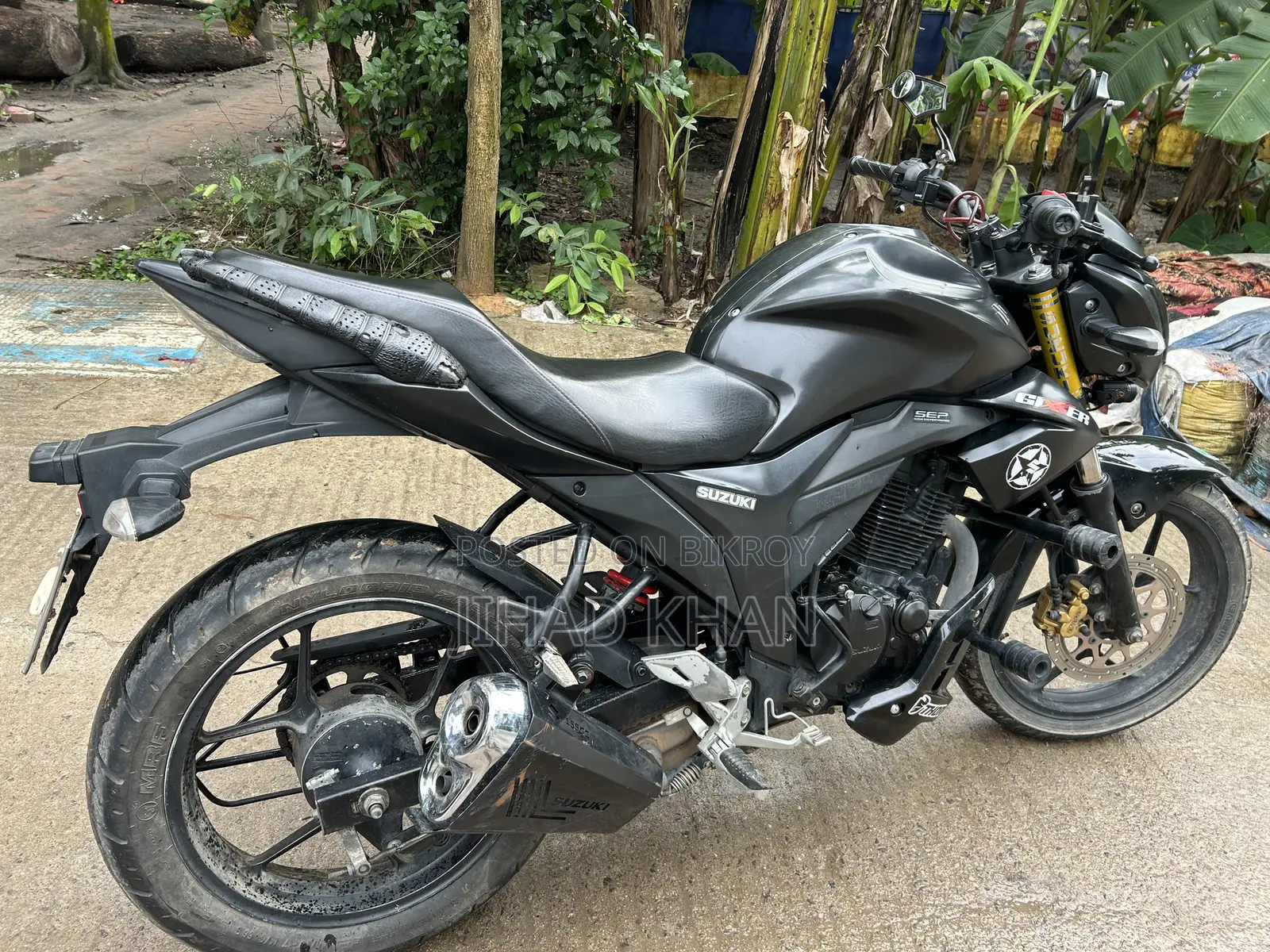 Suzuki Gixxer Monotone 2022 Black