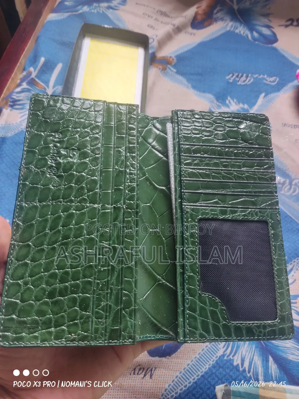 Leather Long Wallet