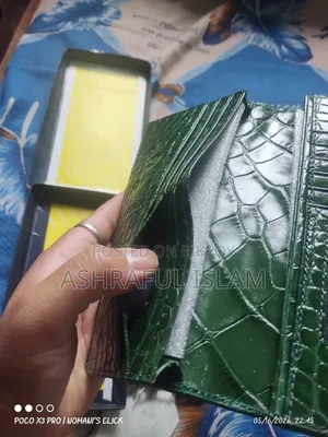 Leather Long Wallet