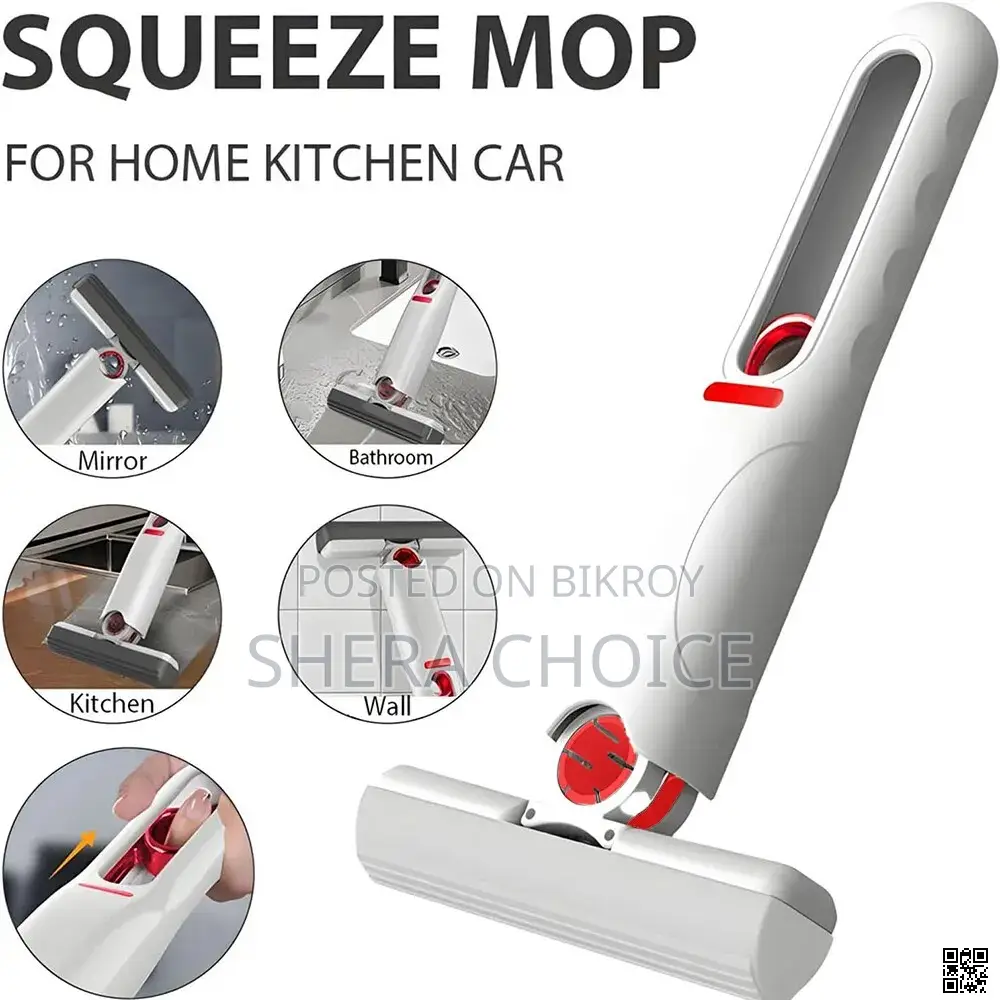 Portable Mini Sponge Mop Quick Wet Dry Cleaning Made Easy