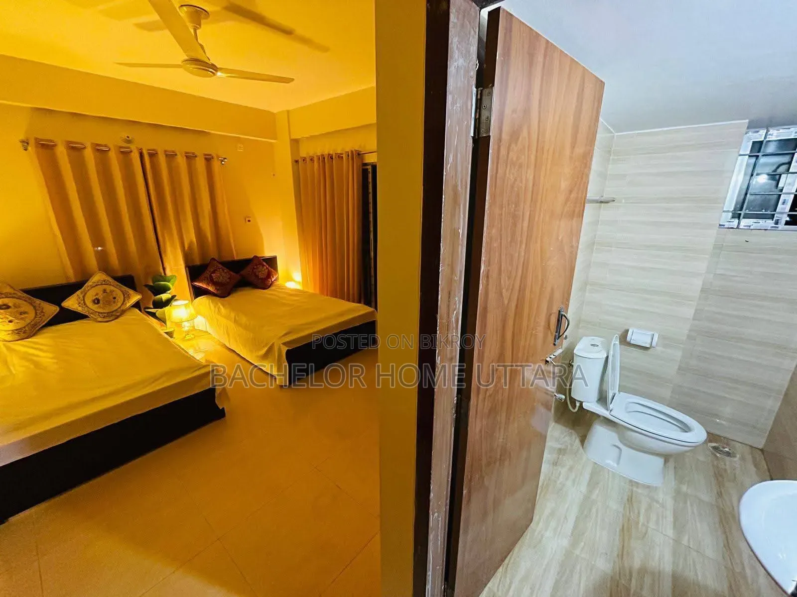 Furnished Bachelor Room in Sector 15, Uttara for Rent