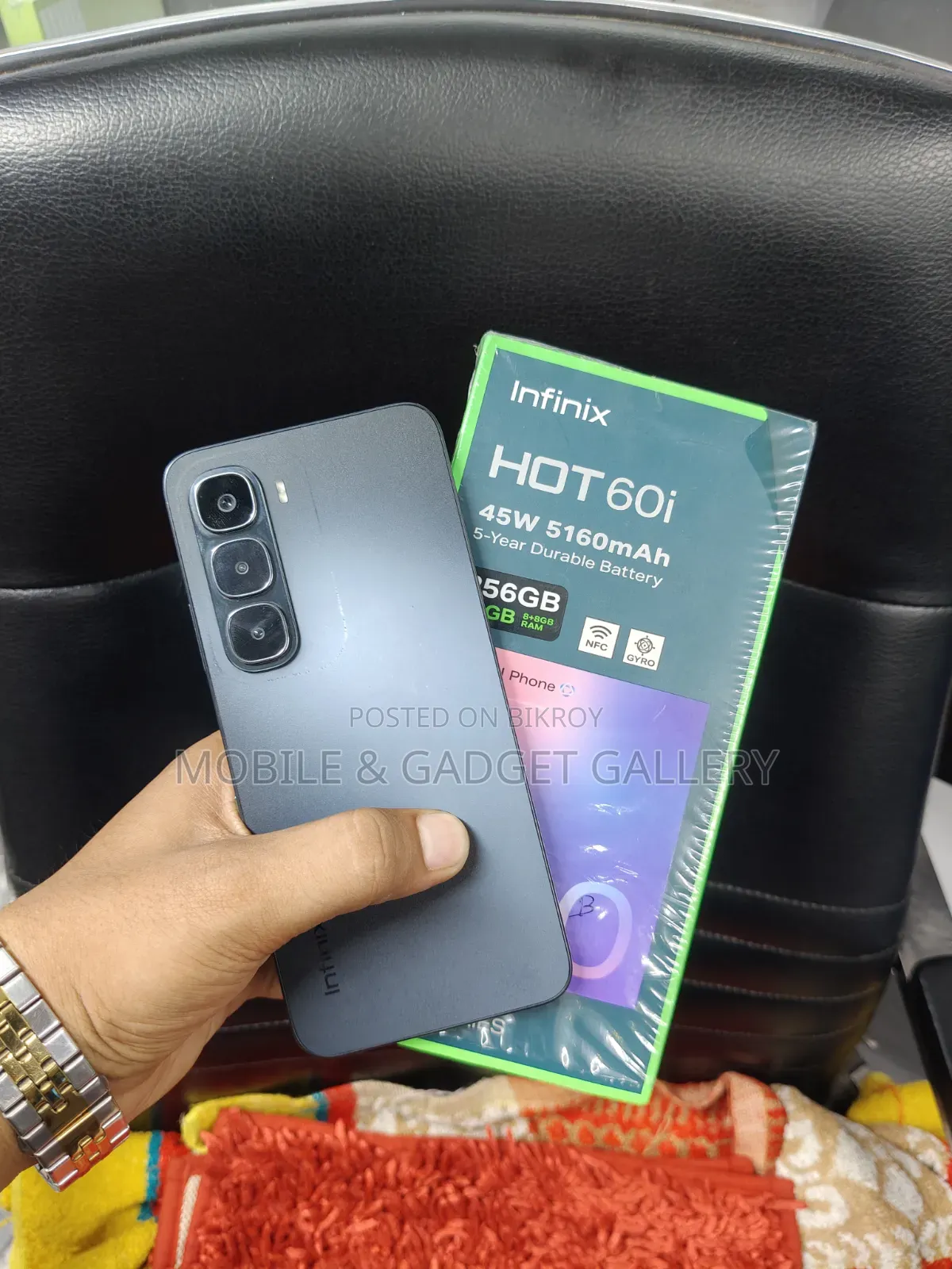Infinix Hot 60i 256 GB Black
