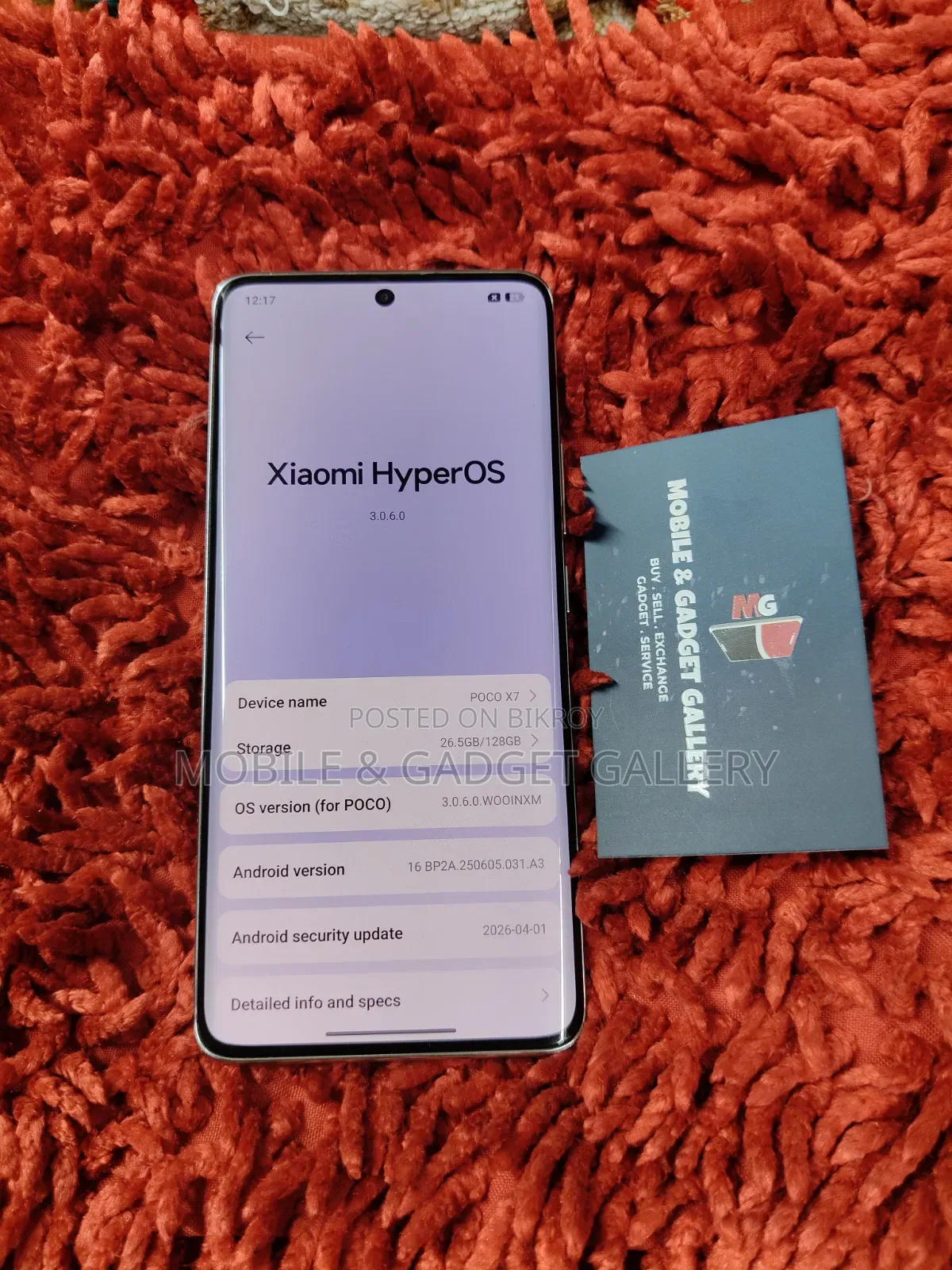 Xiaomi Poco X7 128 GB White