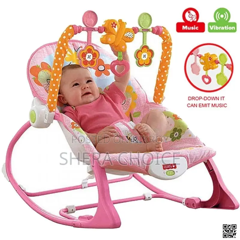 iBaby Infant to Toddler Rocker with Music and Vibration