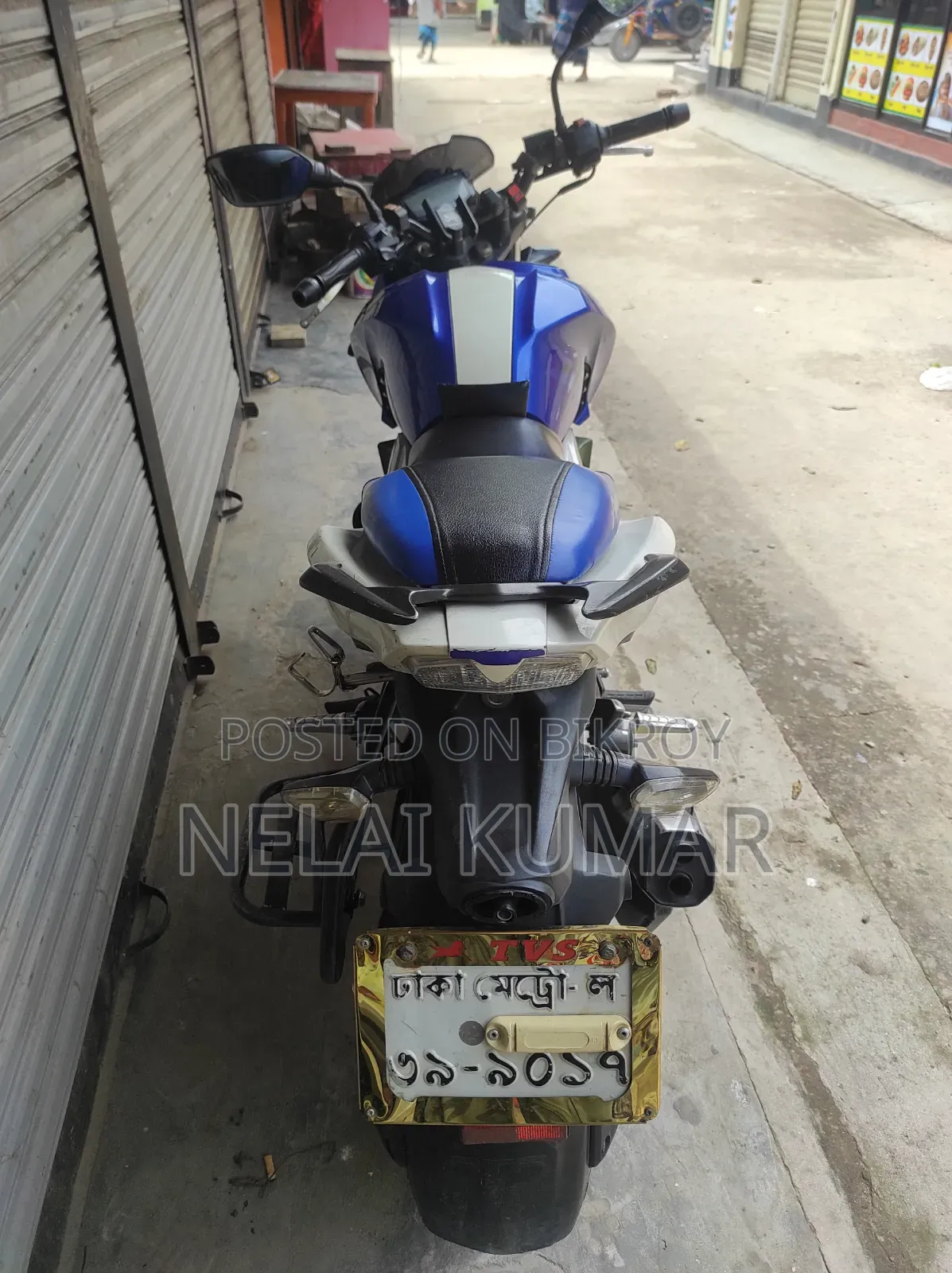 TVS Apache 160 4V 2021 Blue