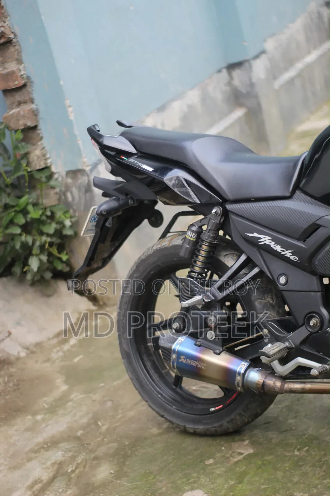 TVS Apache RTR 160 2V 2021 Black
