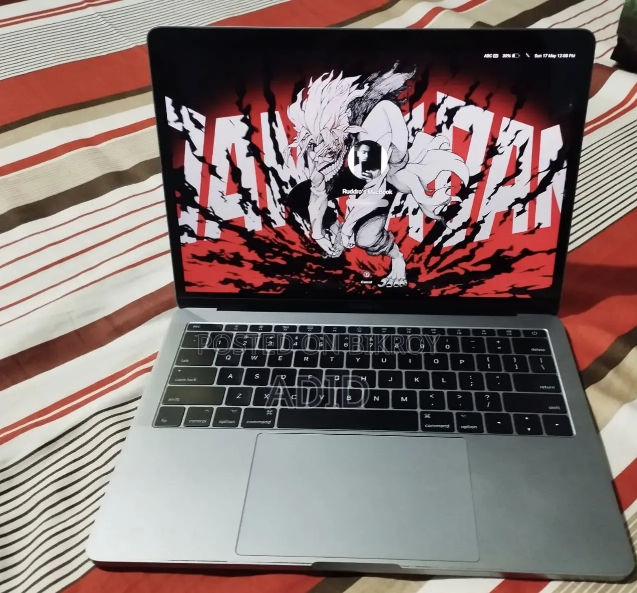 Laptop Apple MacBook 2017 8GB Intel Core I5 HDD 256GB