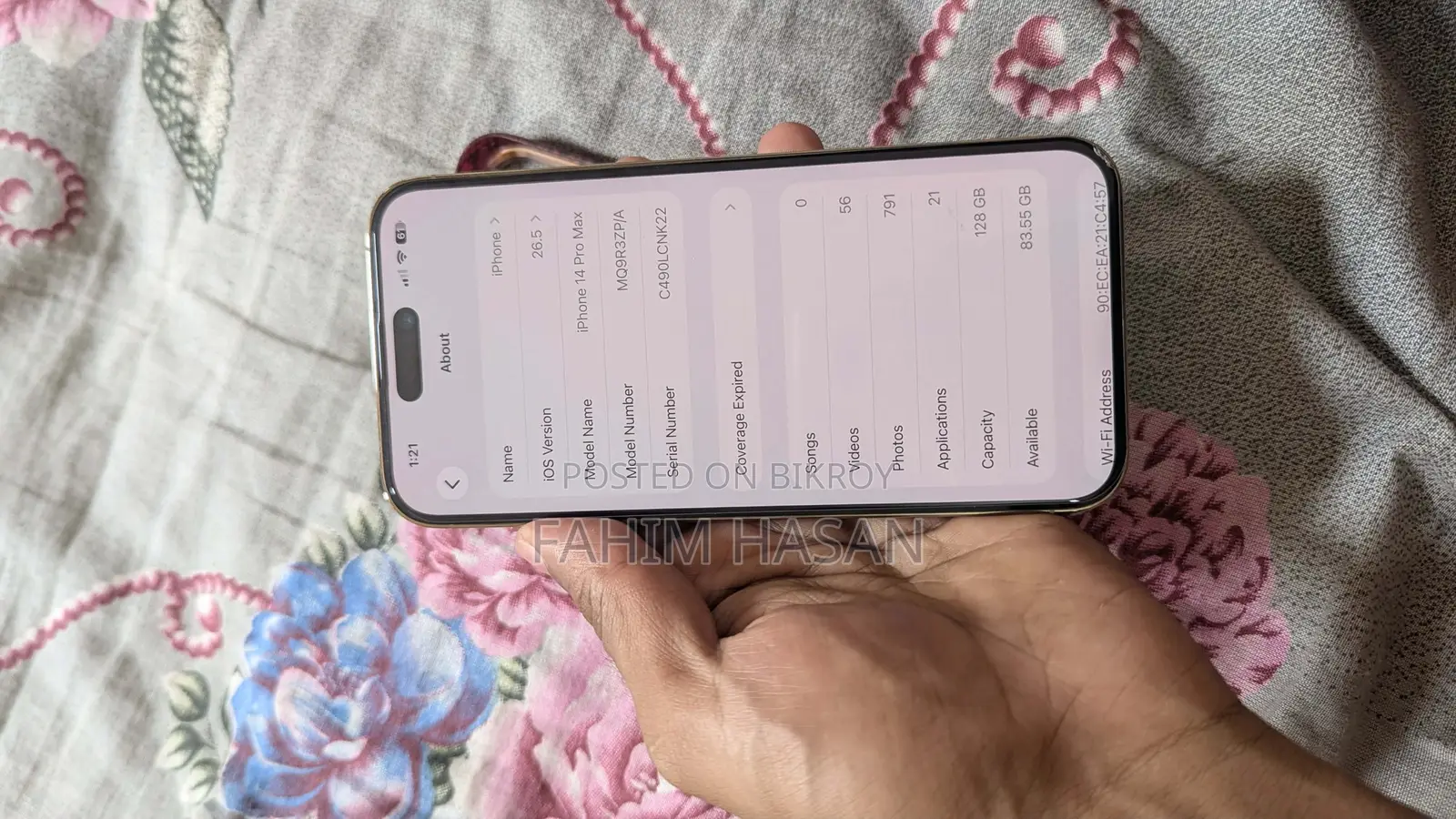 Apple iPhone 14 Pro Max 128 GB Gold