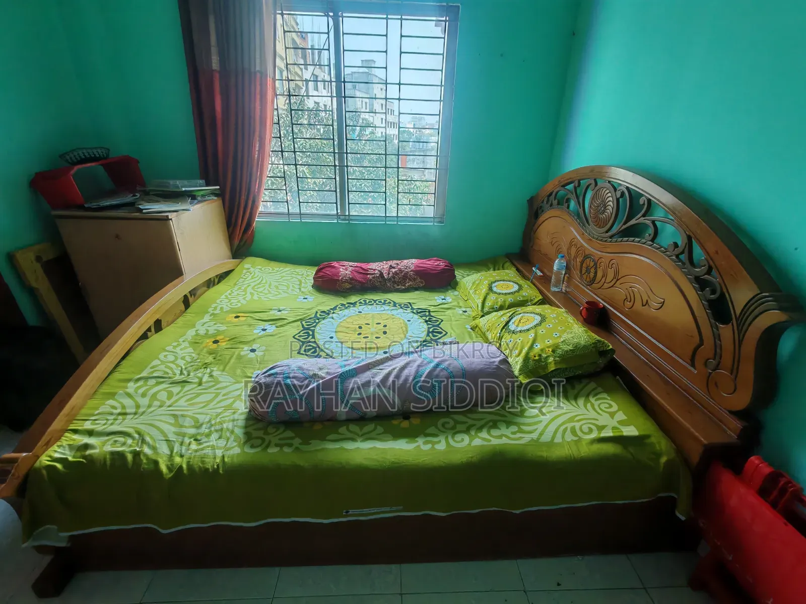 Selling a Malaysian wood bed.