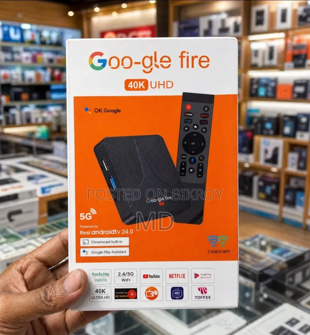 Smart TV Box with Voice Remote