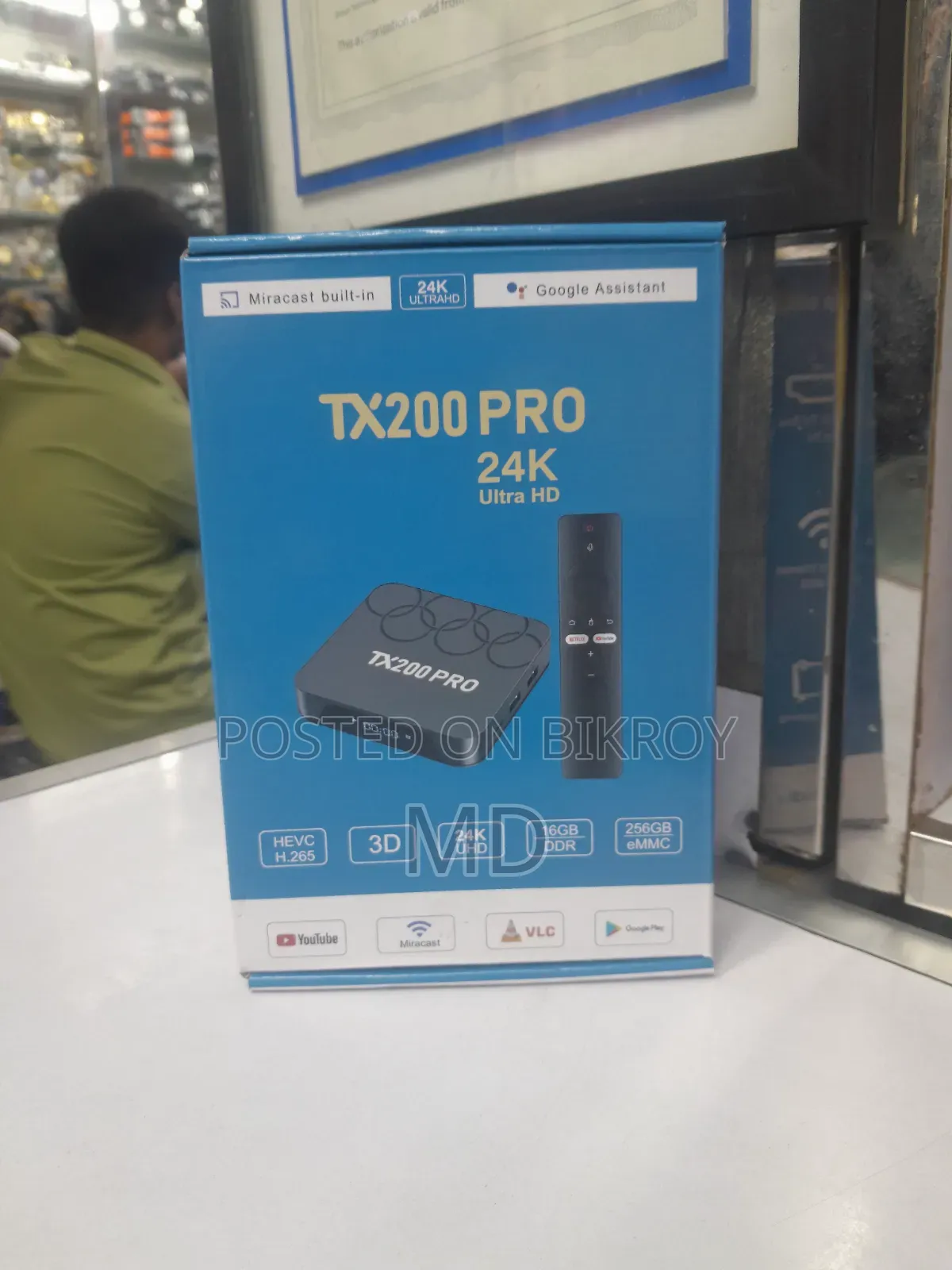 Smart TV Box with Voice Remote