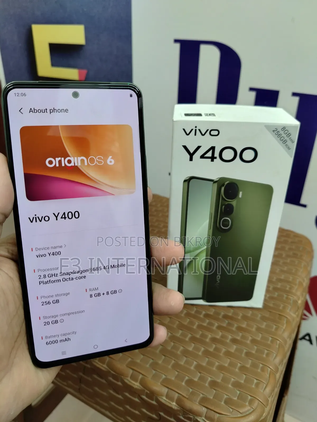 Vivo Y400 256 GB Green