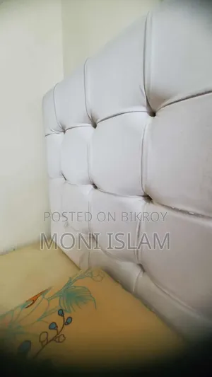 Bed for Sale (Bedside Table Included, No Mattress)