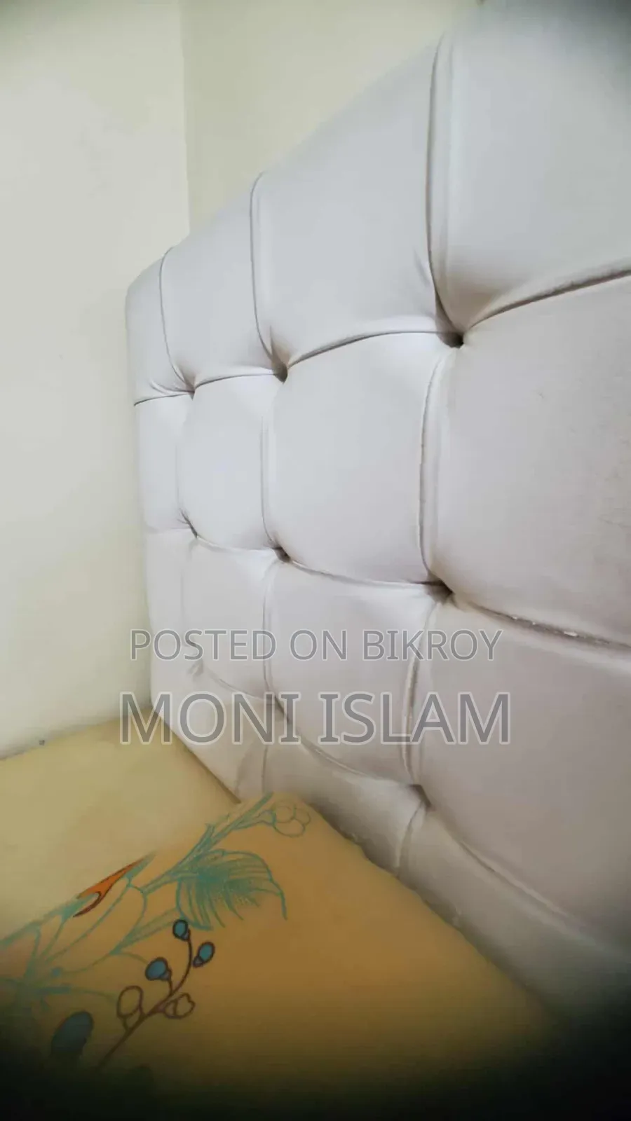 Bed for Sale (Bedside Table Included, No Mattress)