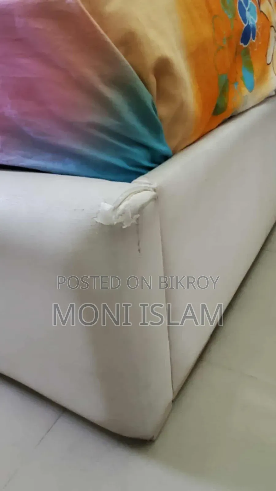 Bed for Sale (Bedside Table Included, No Mattress)