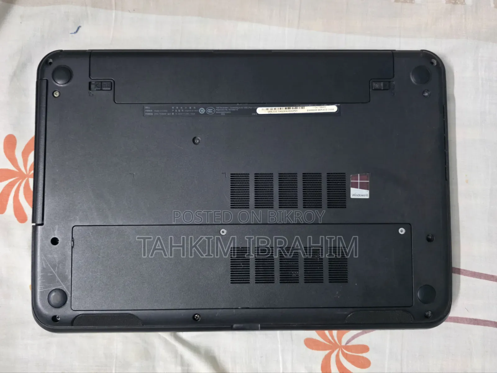 Laptop Dell Inspiron 15 8GB Intel Core I5 SSD 256GB