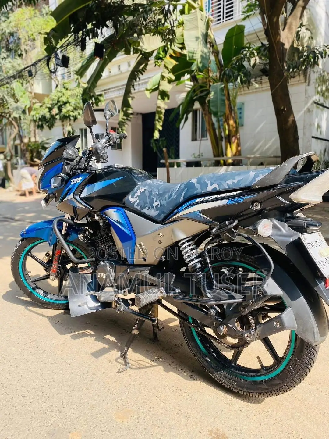 TVS Stryker 125 2018 Blue