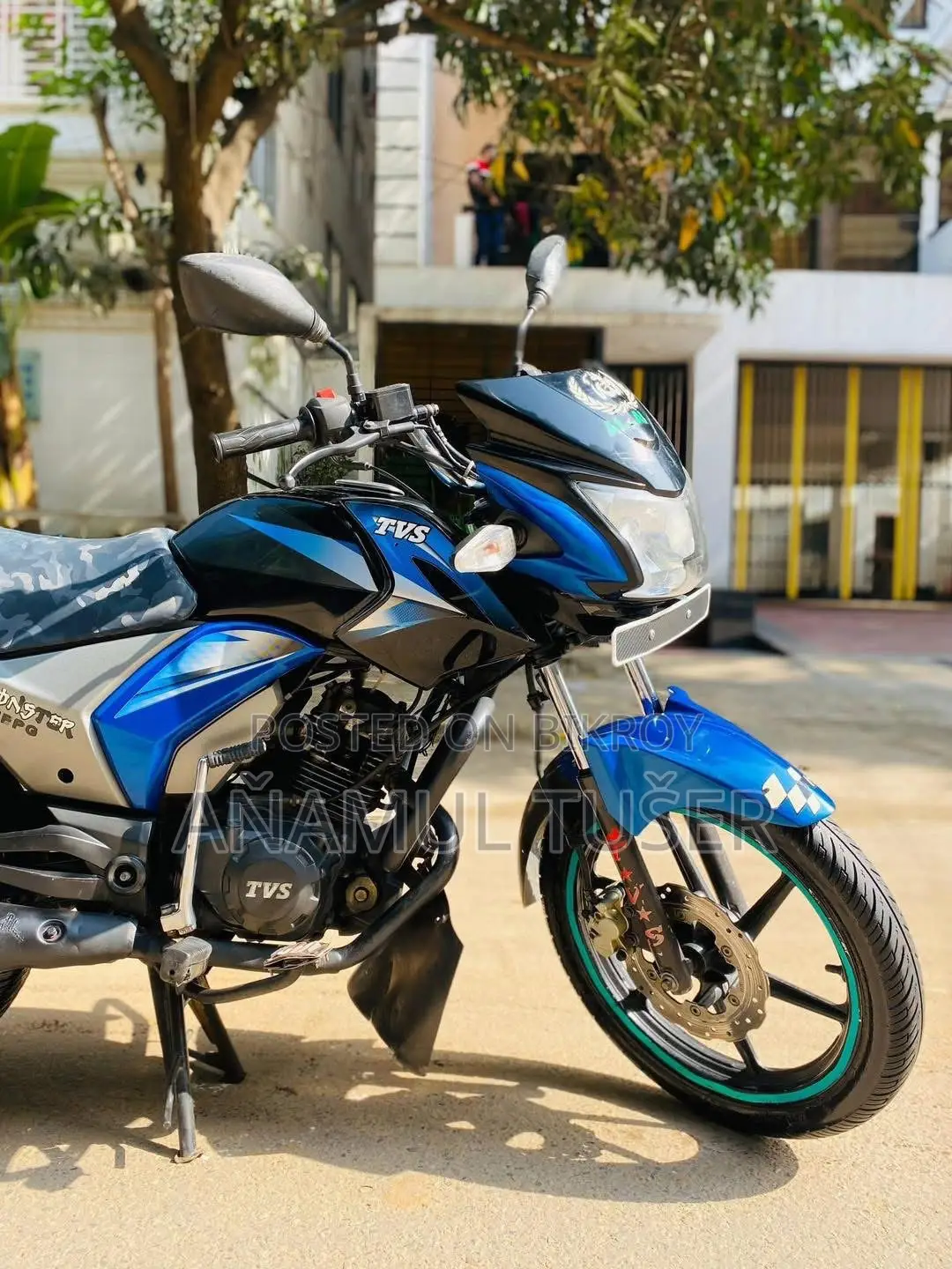 TVS Stryker 125 2018 Blue