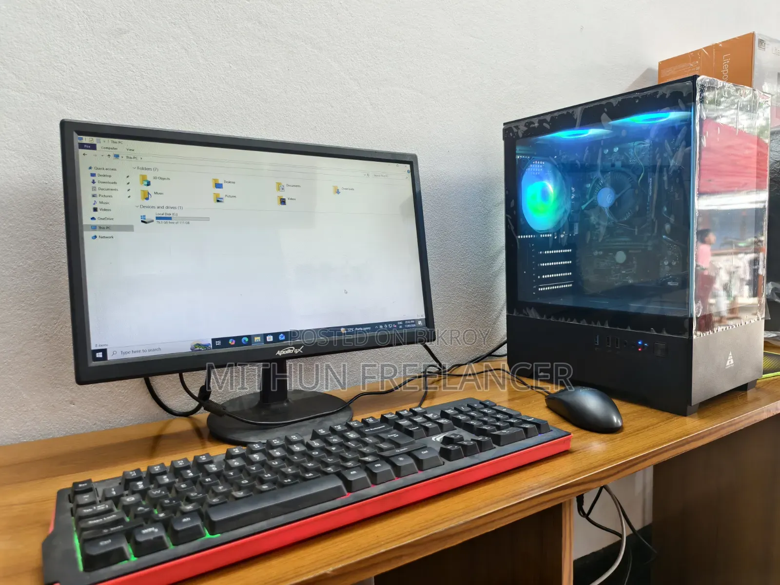 Desktop Computer 8GB Intel Core I3 SSD 140GB