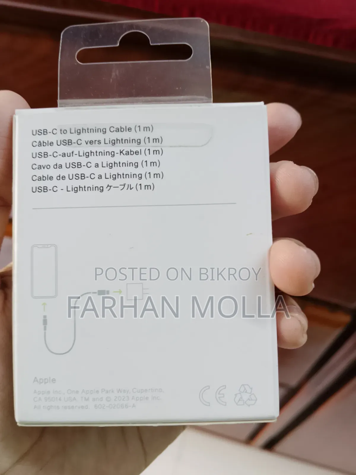 Usb-C to Lightning Cable (1m)