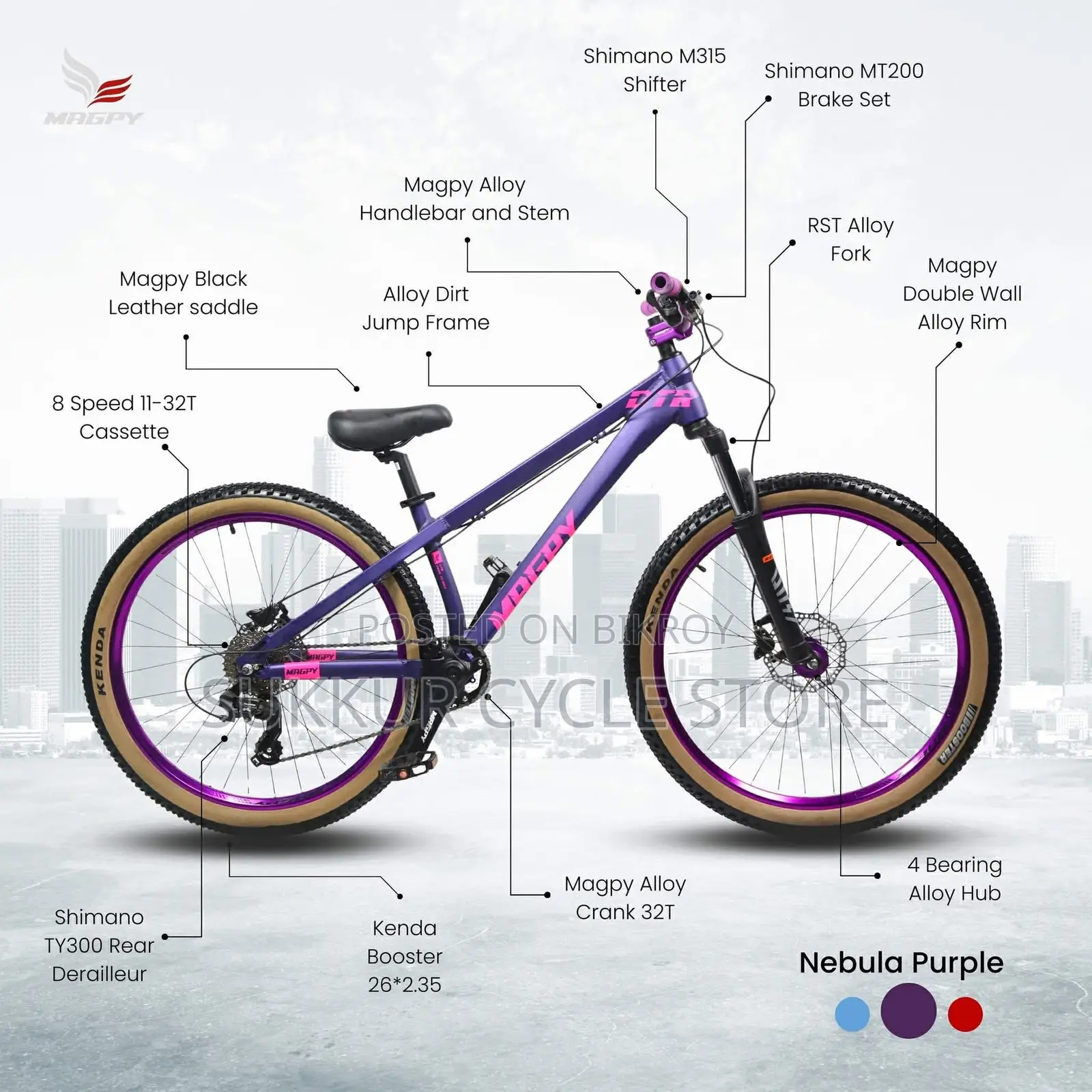 Magpy DTR Stunt Cycle