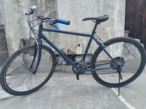 Cabot Hybrid City Rider Cycle, Rigid Fork, Custom Blue Paint
