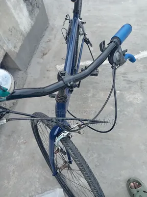 Cabot Hybrid City Rider Cycle, Rigid Fork, Custom Blue Paint