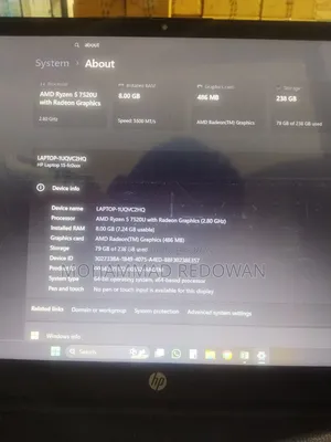 Laptop HP 15-Fd1020ns 8GB AMD Ryzen 5 SSD 256GB