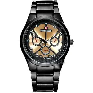 Baisheng Stainless Steel Analog Fashion Watch for Men