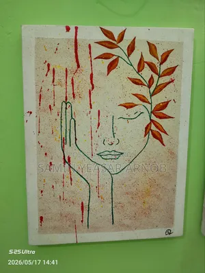Acrylic on Canvas ( Sleeping Beauty Bleeding )