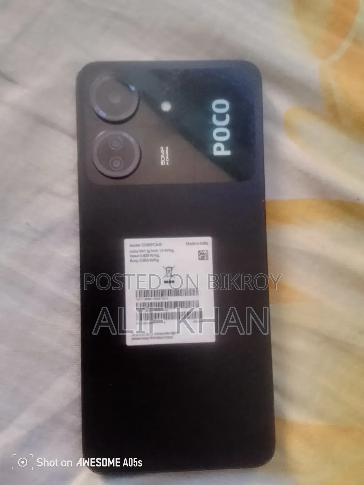 Xiaomi Poco C65 256 GB Black