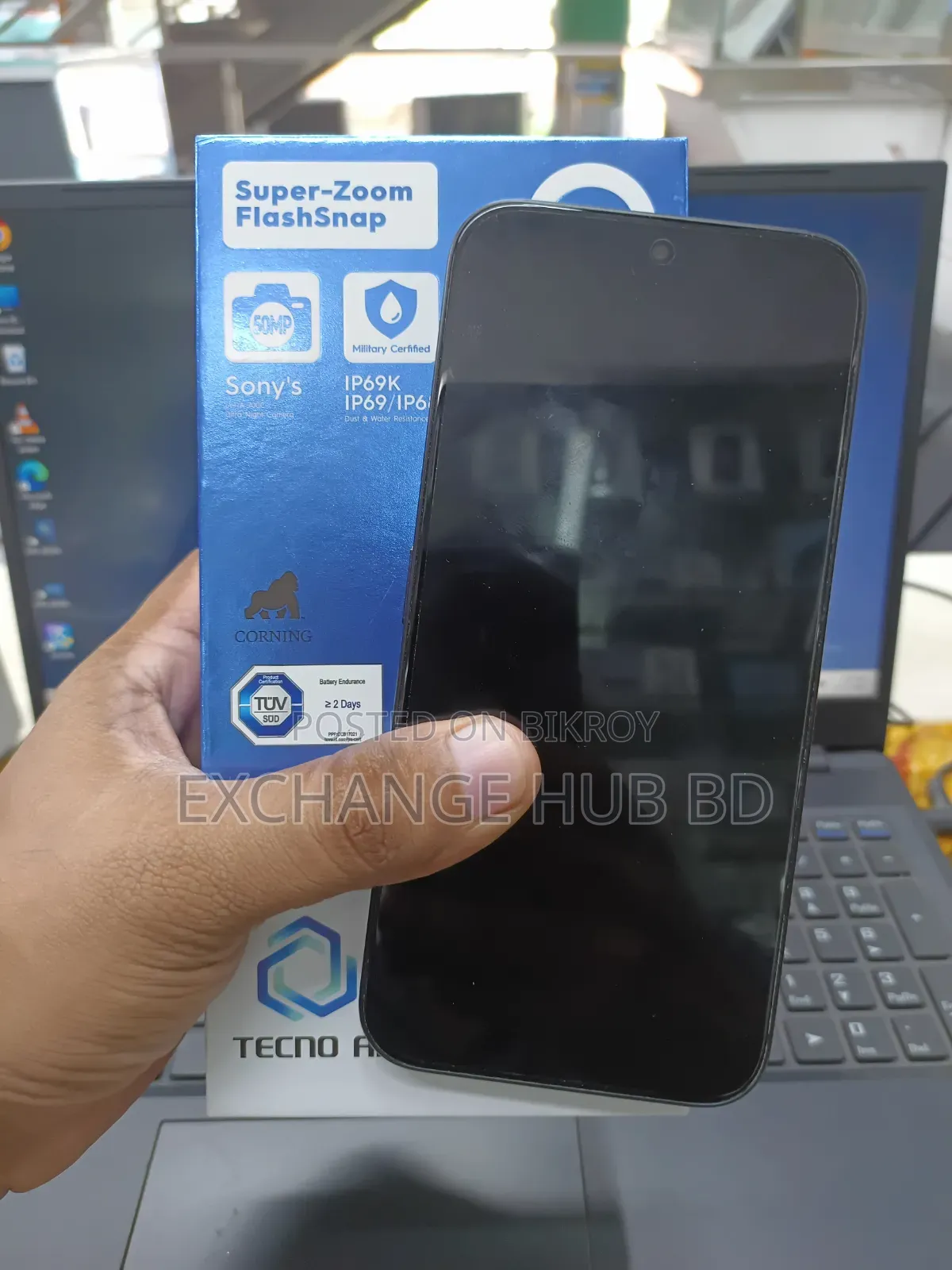 টেকনো ক্যামন ৫০ ২৫৬ জিবি ব্ল্যাক