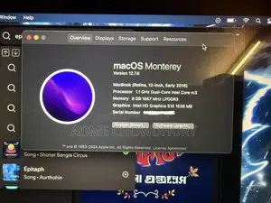 Laptop Apple MacBook 2016 8GB Intel Core M3 SSD 256GB