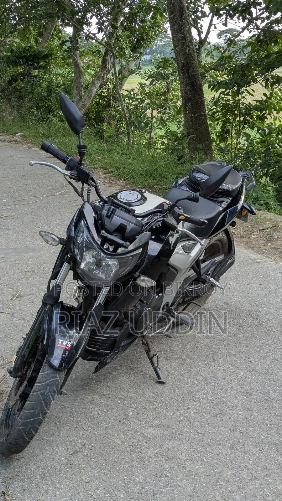TVS Apache RTR 160 4V 2019 Black